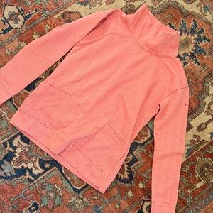 Columbia Cowl Neck herringbone print Pullover